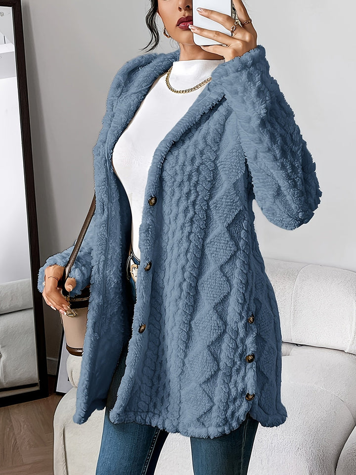 ANGELICA™|CARDIGAN CON CAPPUCCIO